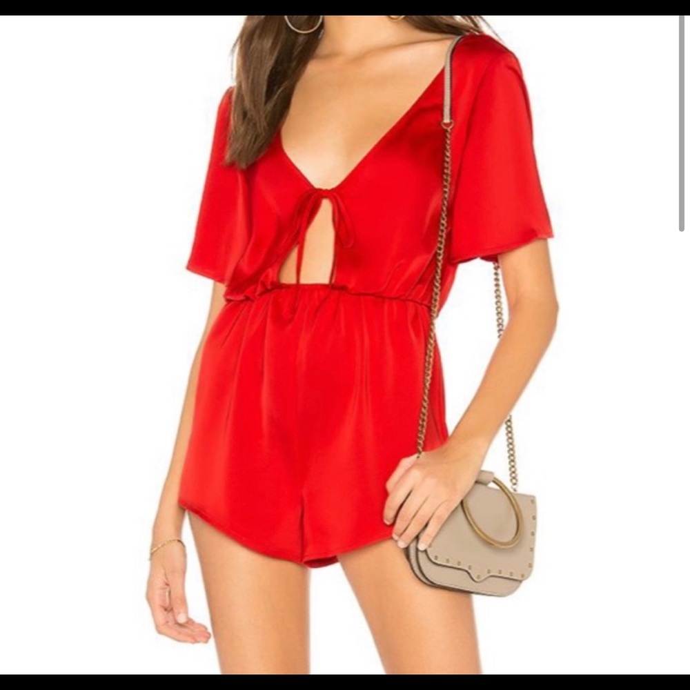 Superdown camilla tie romper